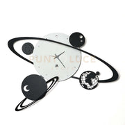 Orologio da parete di design Sistema Solare Nero,bianco