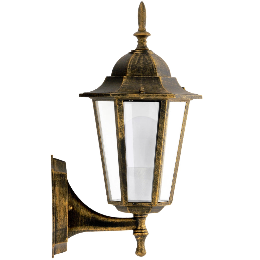 Applique esterna LIGURIA patina oro 1 luce E27 IP43 Polux
