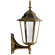 Applique esterna LIGURIA patina oro 1 luce E27 IP43 Polux