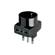 00323 Adattatore Mult. S17+2P17/11+P30 Nero