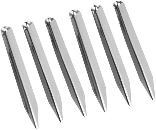 Set di Spatole da 6 pezzi - Acciaio Inossidabile - Duraturo - Rivestimento Antiossidante - Facile da Pulire - Per Cucina e Laboratorio - Spatole da Laboratorio
