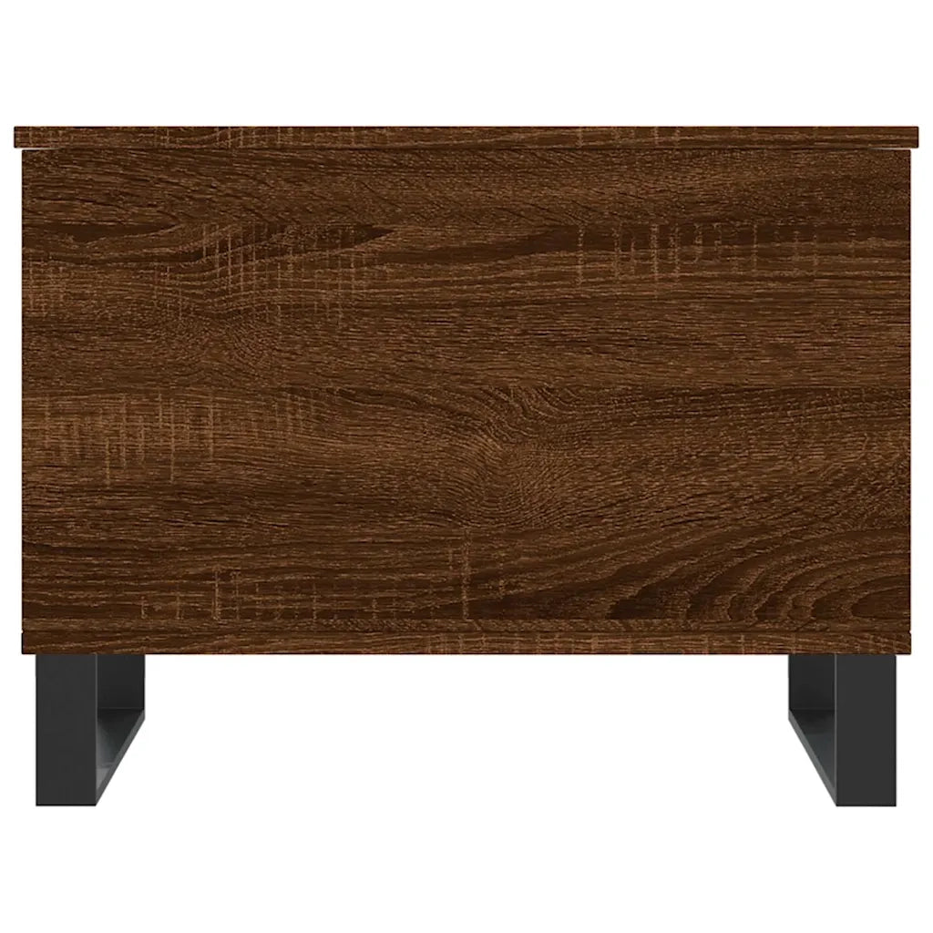 Tavolino salotto | Tavolino da caff¨¨ | Tavolino da Soggiorno Rovere Marrone 60x44,5x45 cm Legno Multistrato