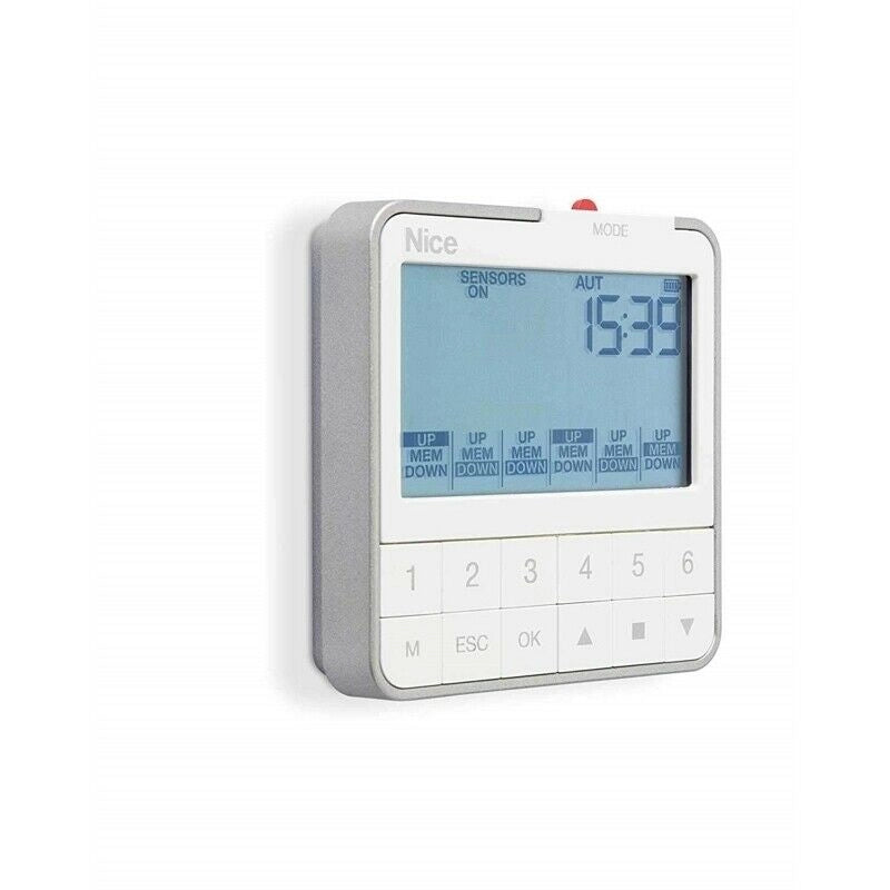 PROGRAMMATORE ORARIO A PARETE VIA RADIO CON DISPLAY LCD NICE ERA KRONO KRONO 6WW