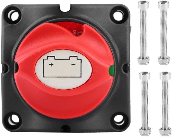Interfaccia di cambiamento di batteria - 12V 600A - Interruttore principale per isolamento di corrente continua - Formato compattito - Adatto per RV e Marine - Ideale per...