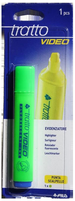 EVIDENZIATORE TRATTO VIDEO VERDE
