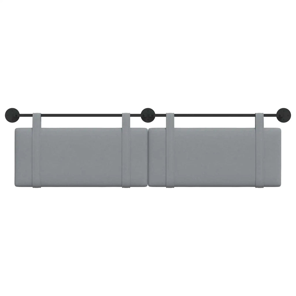 Testiera sospesa Grigio chiaro Tessuto 42031496