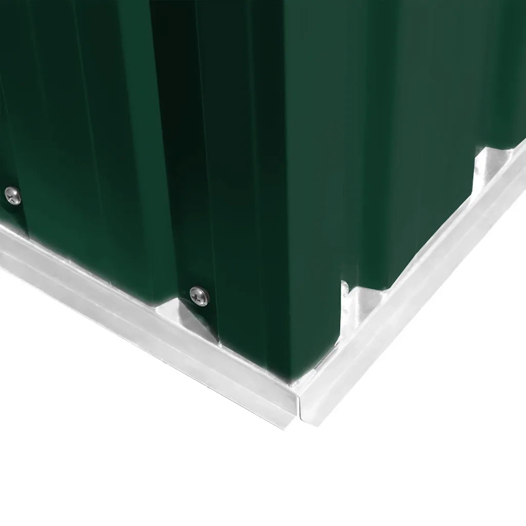 Capanno per Attrezzi in Metallo Verde 257x205x178 cm 42910