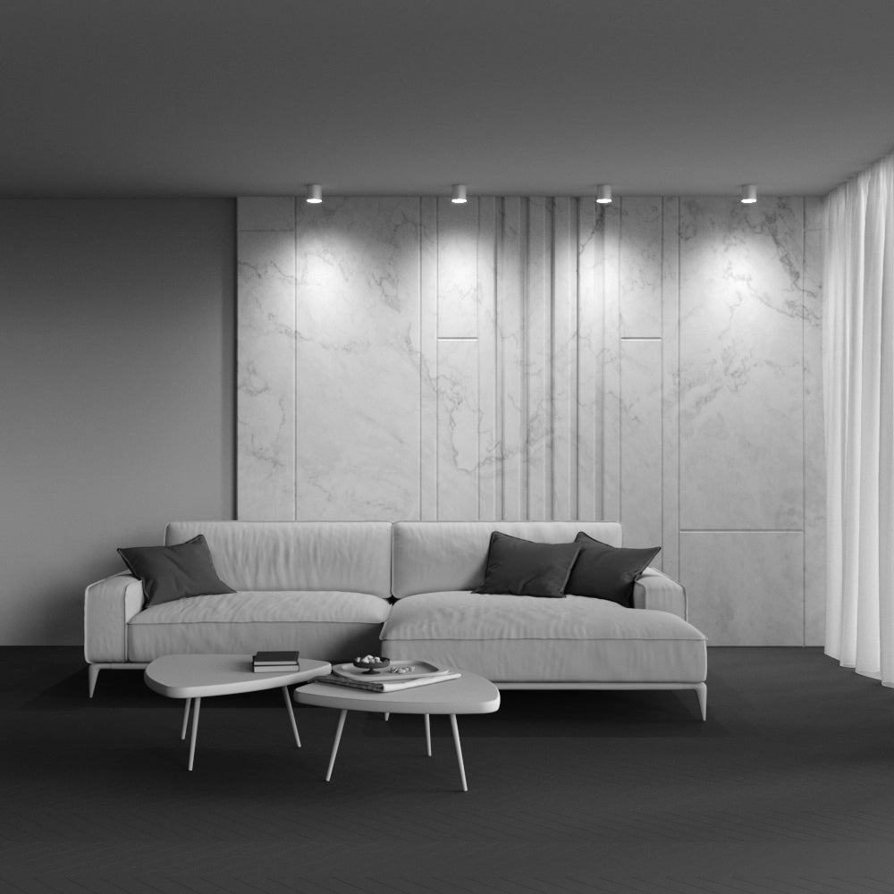 Spot soffitto tondo Ø8 oro opaco GX53 15W Maytoni Polar