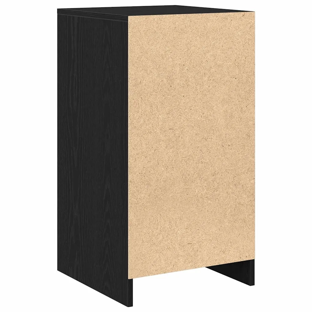 Credenza Rovere Nero 40 x 40.5 x 75 cm Legno multistrato 865065