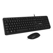 KIT TASTIERA-MOUSE USB 2000DPI Vultech