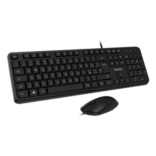 KIT TASTIERA-MOUSE USB 2000DPI Vultech