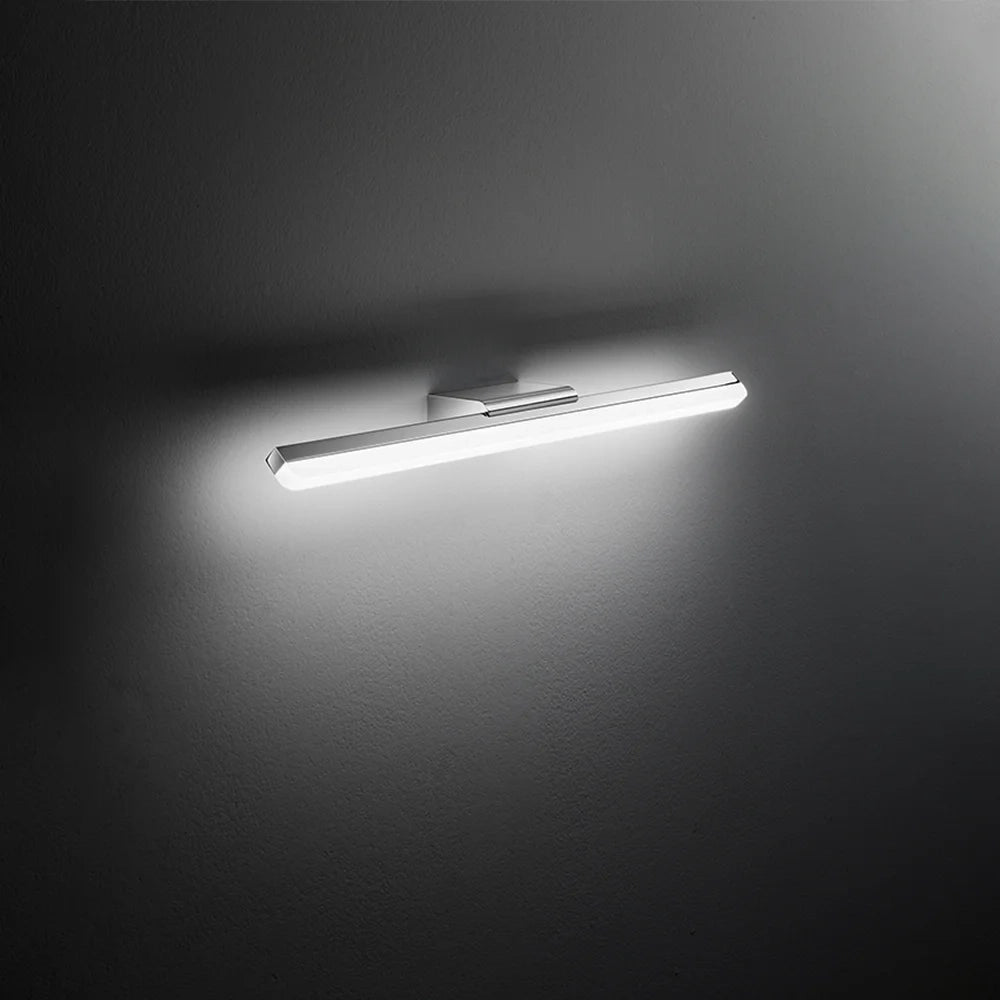 Applique Contemporanea Bold Metallo Cromo Acrilico Led 20W 4000K