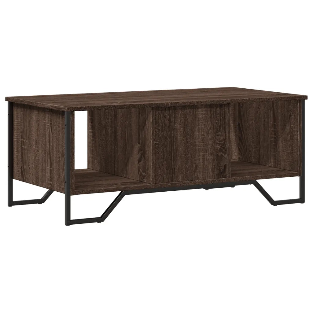 Tavolino salotto | Tavolino da caff¨¨ | Tavolino da Soggiorno Rovere Marrone 100x51x40 cm Legno Multistrato