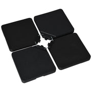 Set 4 Pesi per Base Ombrellone ¨C Minimal ¨C Nero