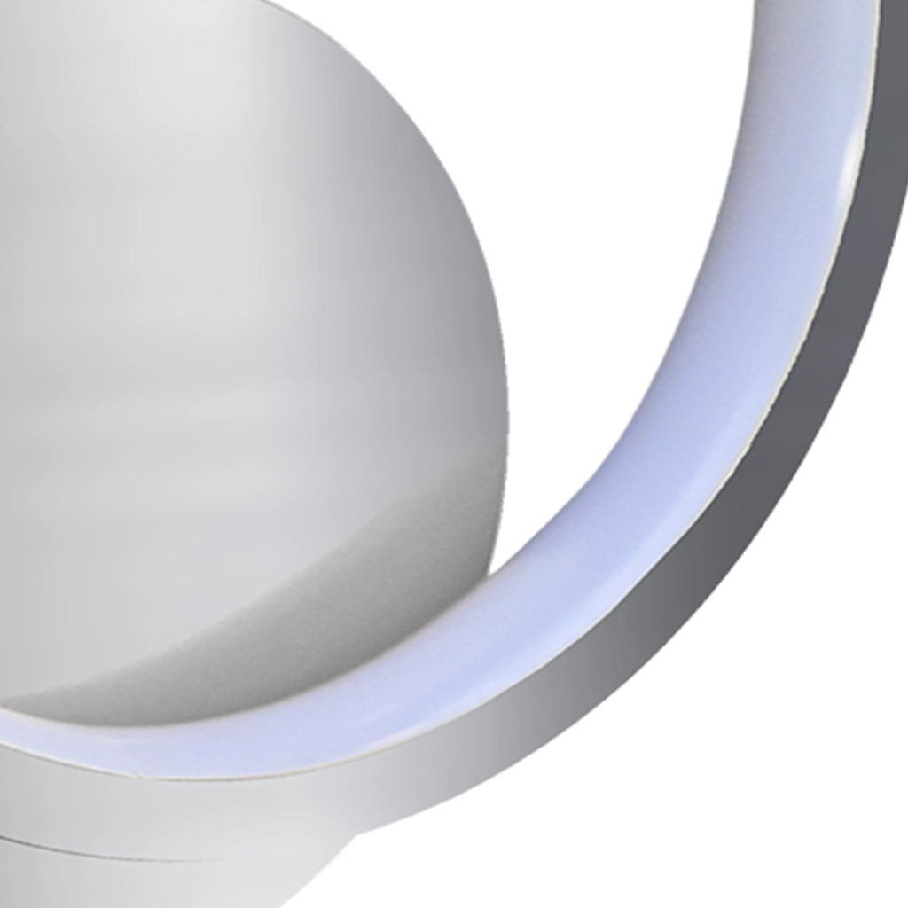 Applique anello verticale cromata Ø20 LED 7W 4000K Milagro