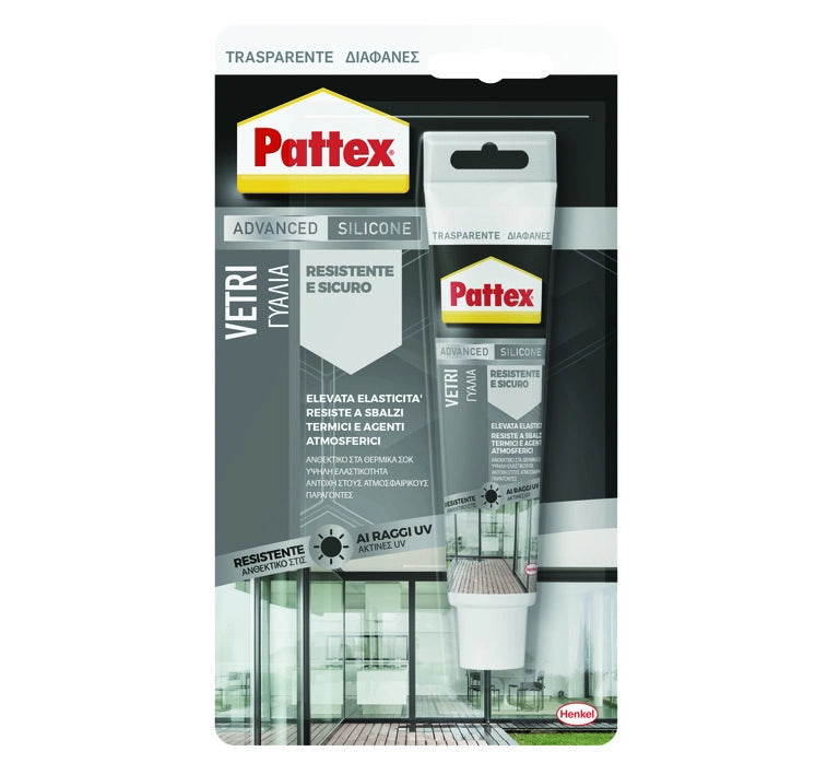 SILICONE PATTEX VETRI- - ml.50 - 3 blister HENKEL