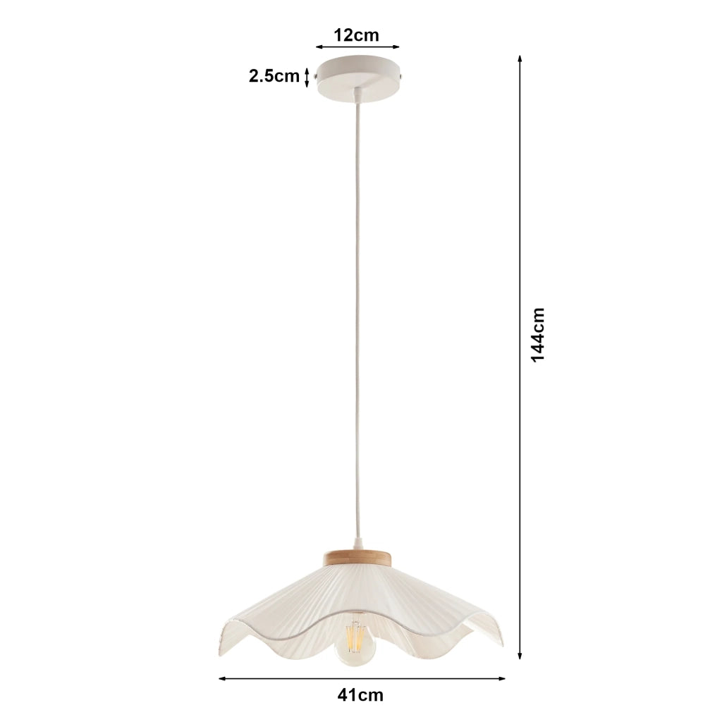 Lampada da terra/sospensione bianca 03_0010735