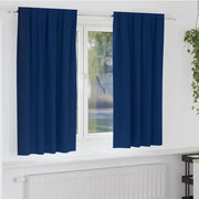 Tende Blackout con Anelli 2 pcs Blu Scuro 175 x 140 cm 4107474