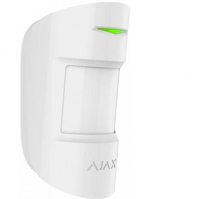 Rilevatore AJAX AJMP MotionProtect volumetrico PIR senza fili wireless 868MHz con immunità agli animali domestici bianco