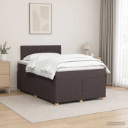 Letto box spring con materasso Marrone Scuro 120 x 200 cm 3450940