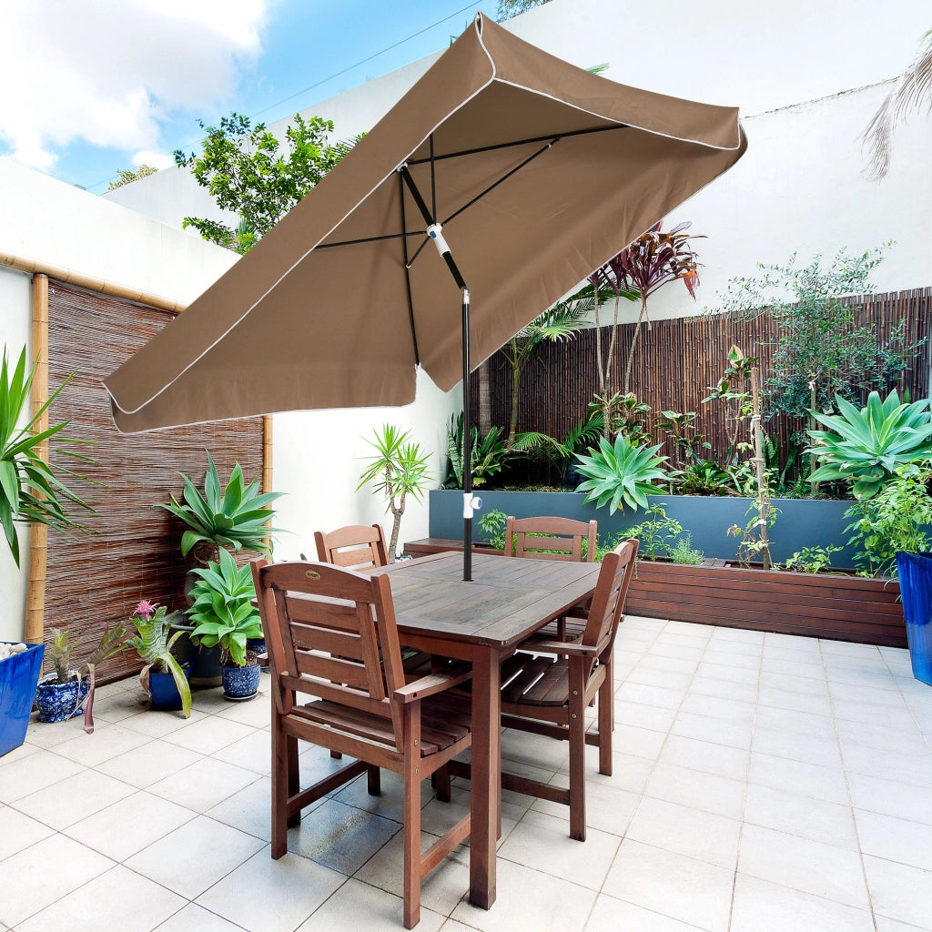 Ombrellone da Giardino ¨C Minimal ¨C Grigio 200x200 cm