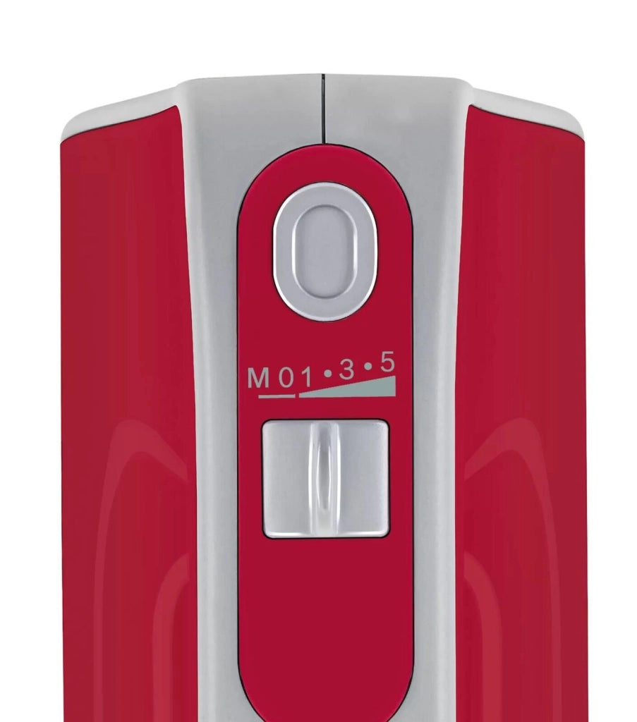 Bosch MFQ40303 Styline Sbattitore manuale 500 W 5 velocita' fruste e ganci per impastare colore Rosso Argento