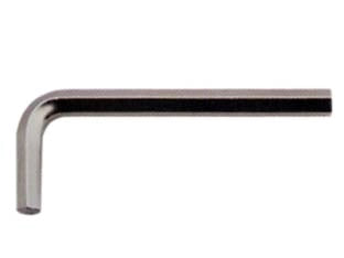 CHIAVI MASCHIO ESAGONALI PIEGATE- - mm.2,5 nichelata - 12 pezzi
