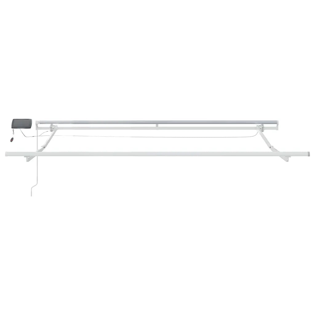 Tenda da Sole | Tenda Retrattile Rosso 300 x 250 cm Tessuto e acciaio