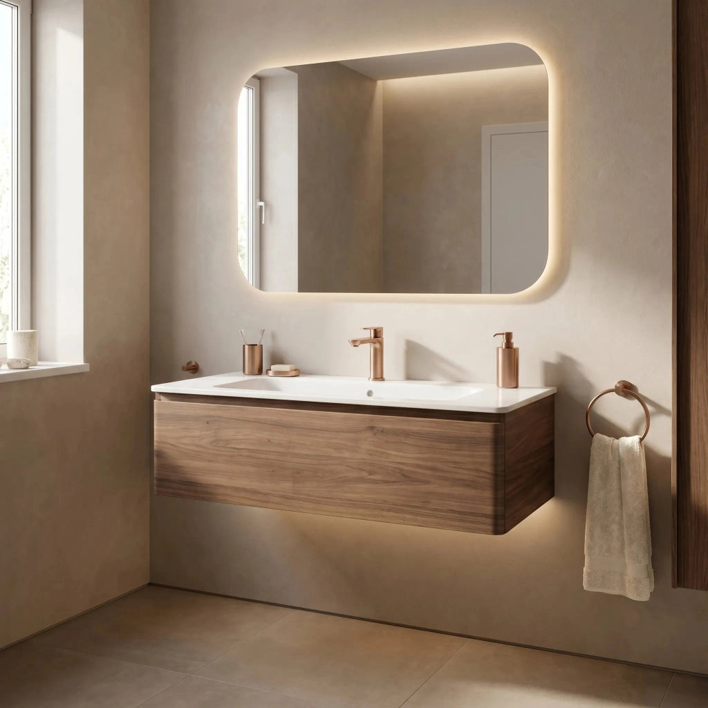 Rubinetto Da Bagno Rea Logan Brush Copper