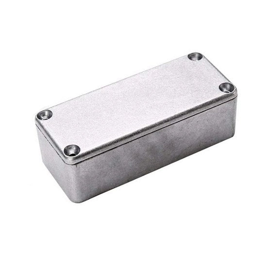 Cassa di connessione in alluminio - Per strumenti elettronici - Resistente alla corrosione e leggero - 122 mm x 66 mm x 39,5 mm - Sostenibile e facile da installare.