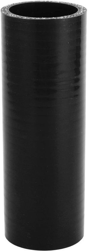 Serpentina in silicone - Diametro interno 42 mm - Lunghezza 150 mm - Resistente a temperature fino a 300 °C - Tessuto a più strati - Nero - Seringa in silicone