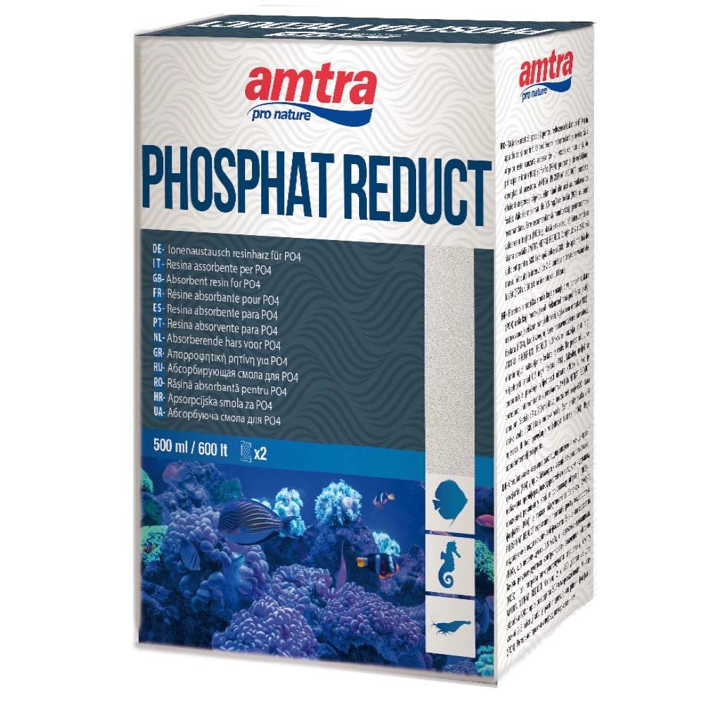 Amtra Pro Nature Phosphat Reduct - resina sintetica per l'assorbimento dei fosfati in eccesso Formato: 500 ml