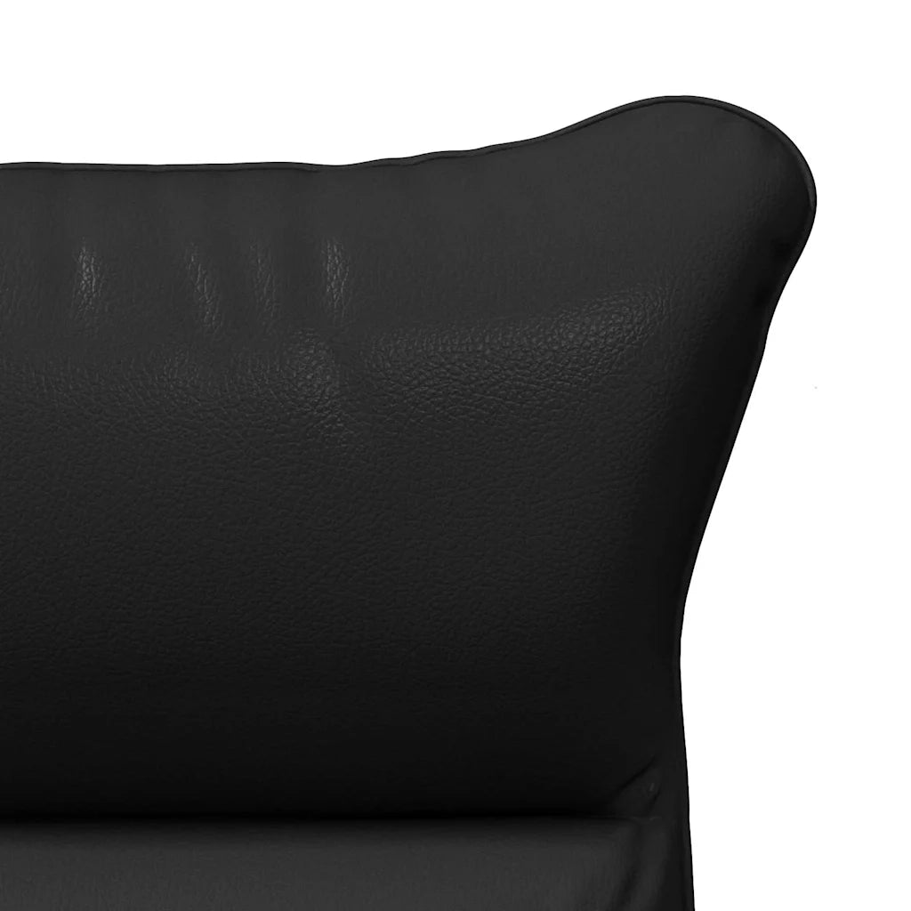 poltrona Nero 69 x 74 x 93 cm Pelle Artificiale 42001863