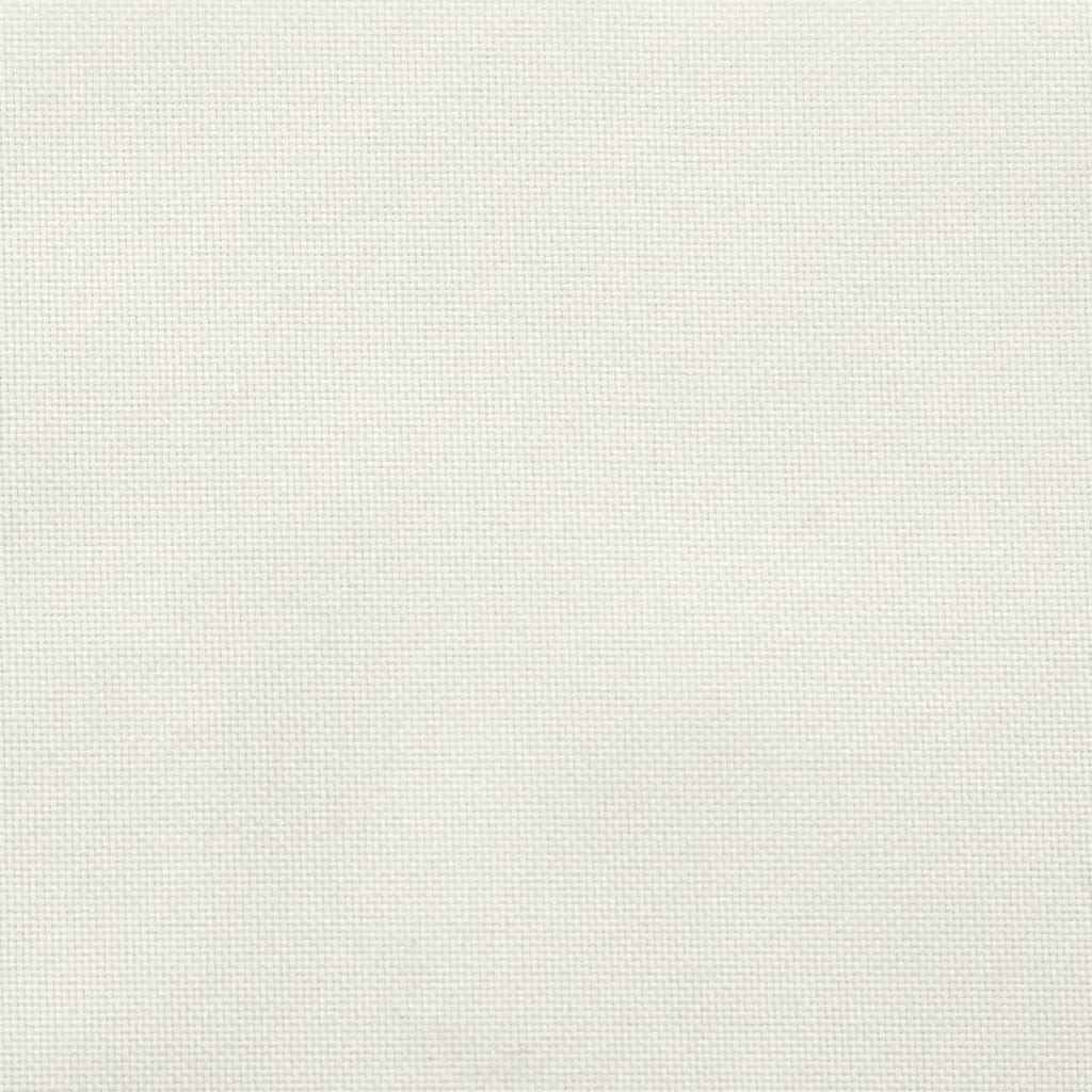 Cuscini Panca Giardino 2 pz-Set di 2 Cuscini per panchina da esterno Crema M¨¦lange 180x50x7 cm Tessuto