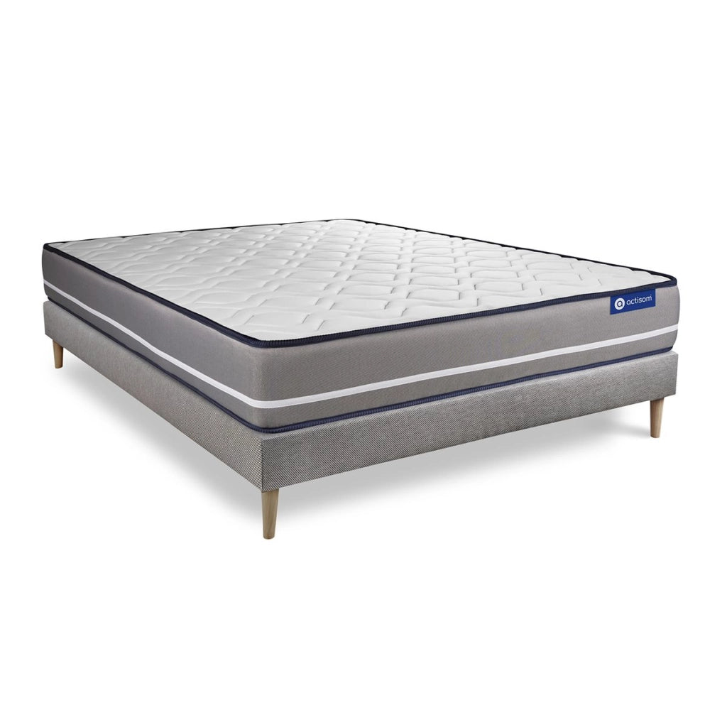 Kit rete e materasso Actimemo pur 135x190cm - Spessore : 20cm- memory foam - rigido