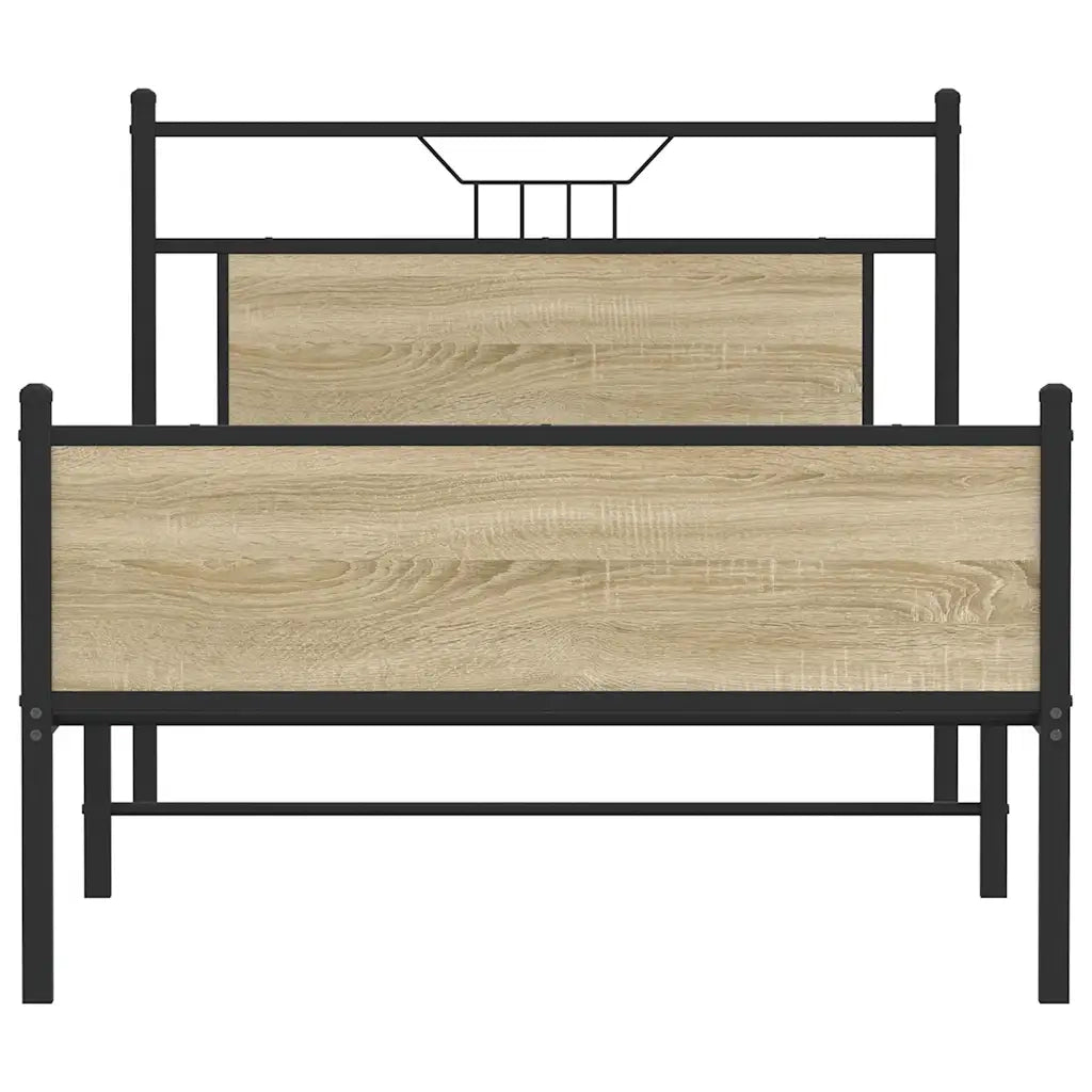 Giroletto senza Materasso Rovere Sonoma 107x203cm in Truciolato 4106976