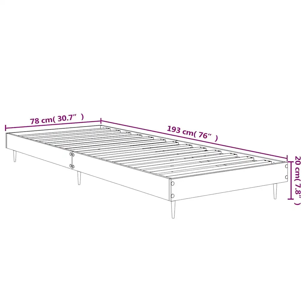 Giroletto Bianco 75x190 cm in Legno Multistrato 832309