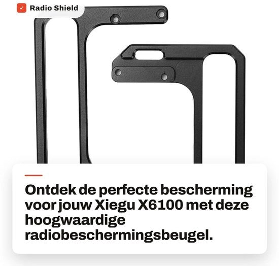 Radiobeschermingsbeugel in alluminio CNC - Radioschild - Antenne-interface - Maniglia di trasporto - Installazione facile - 2x Beugel - Radiobeugel