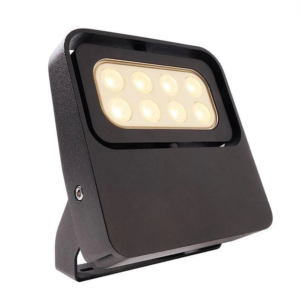 Trade Shop - Faretto Led 9w Orientabile Faro Ip65 Esterno Proiettore Luce Giardino Vetrine 230v -