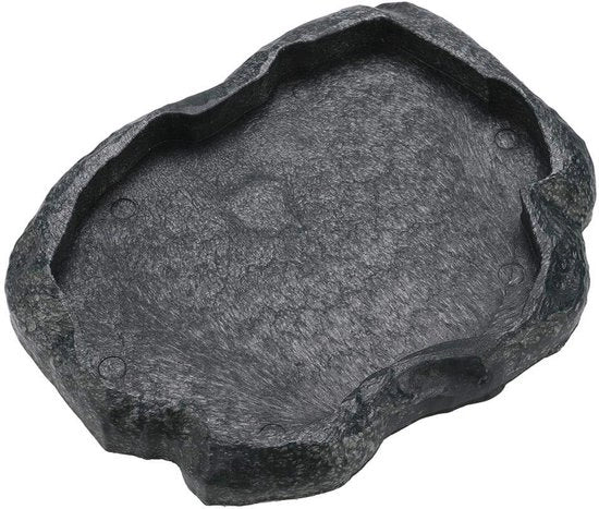 Compartimento alimentare per rettili - Hars acqua - Piatto cibo per rettili - Dimensioni M - 18 x 14 x 2 cm - Ciotola cibo per rettili