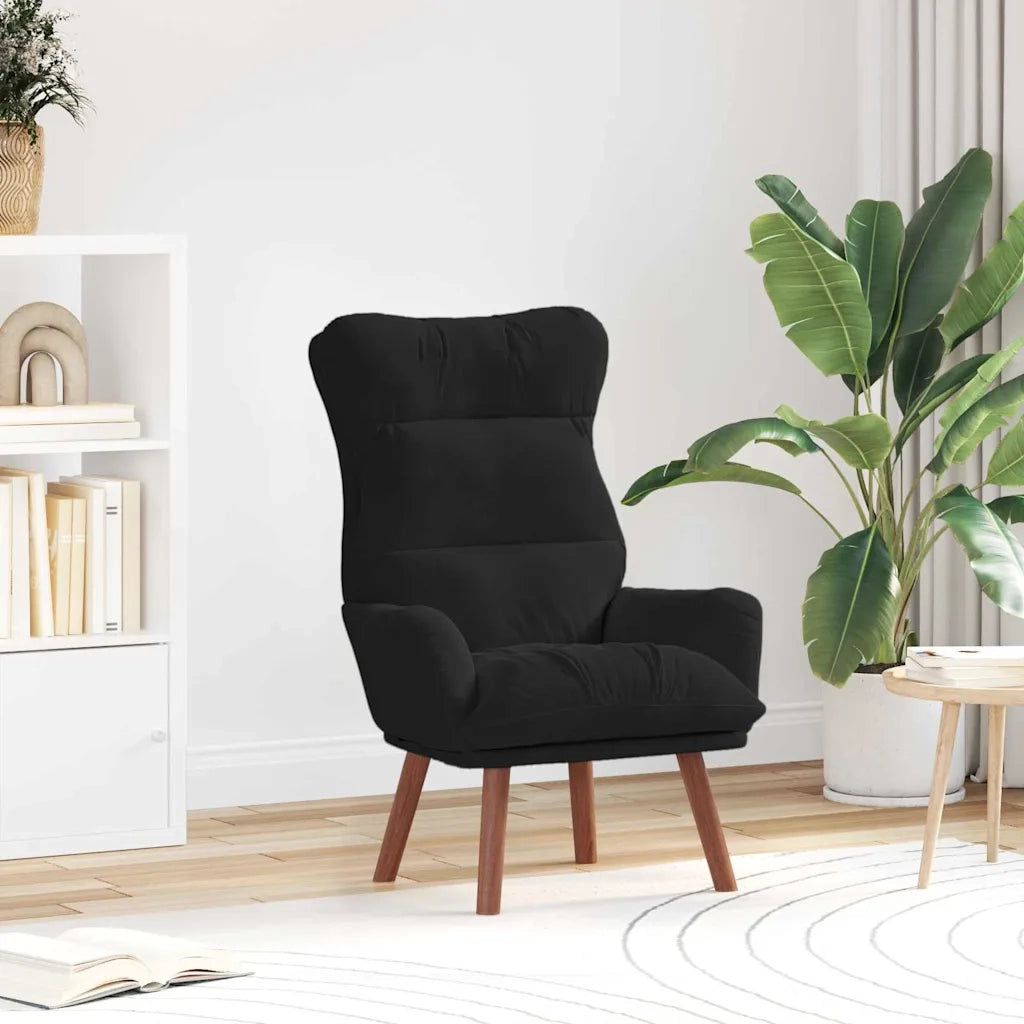poltrona Nero 69 x 74 x 93 cm Velluto 42001840