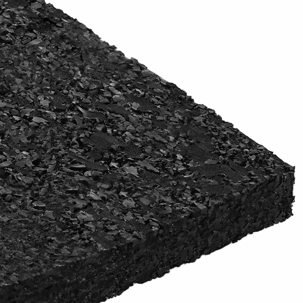 Pad per patio in granuli di gomma Nero 6 x 9 x 0,8 cm Gomma 42027227