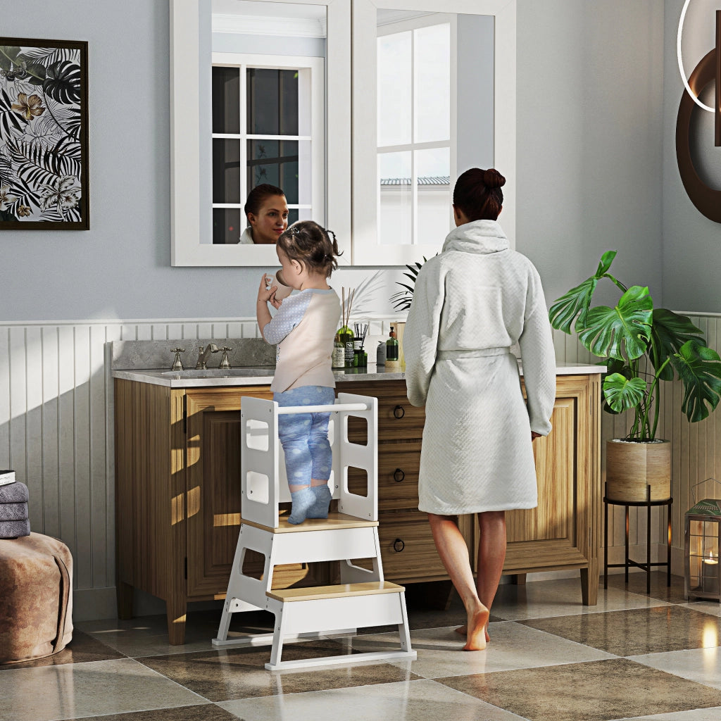 Scala di apprendimento per bambini ¨C Minimal ¨C 55x52,5x87,5 cm bianco
