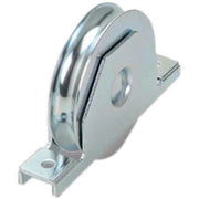 RUOTA CON SUPPORTO INTERNO PER CANCELLI GOLA TONDA 80 mm