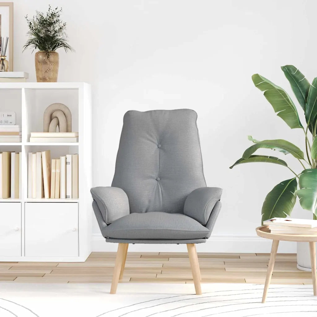 poltrona Grigio chiaro 69 x 74 x 93 cm Tessuto e compensato 42001850