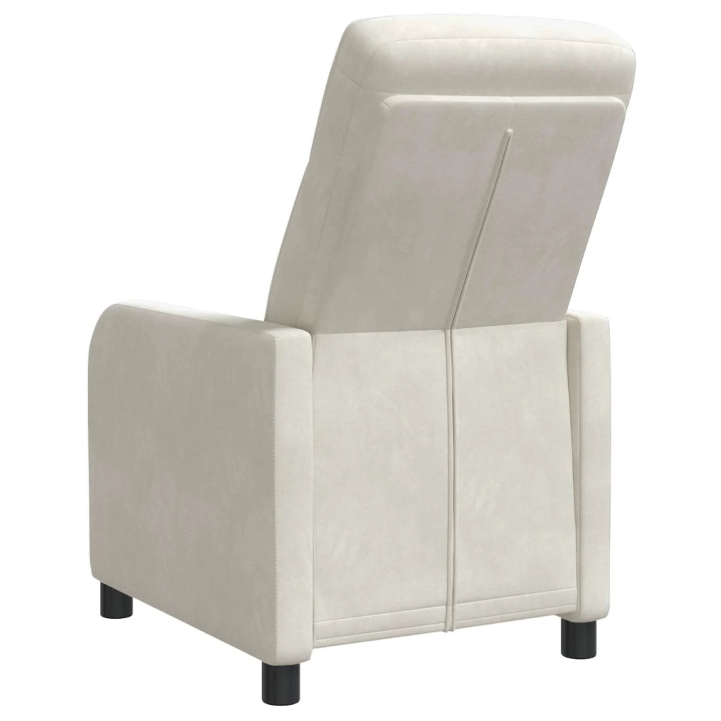 Poltrona reclinabile Crema Velluto (V) 42035116