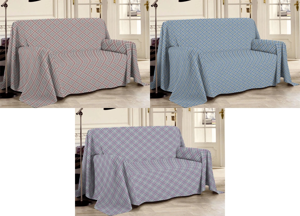 Telo Arredo Multiuso Linea Pensieri Delicati 100% Cotone Disegno Scotty - Singolo - Rosa