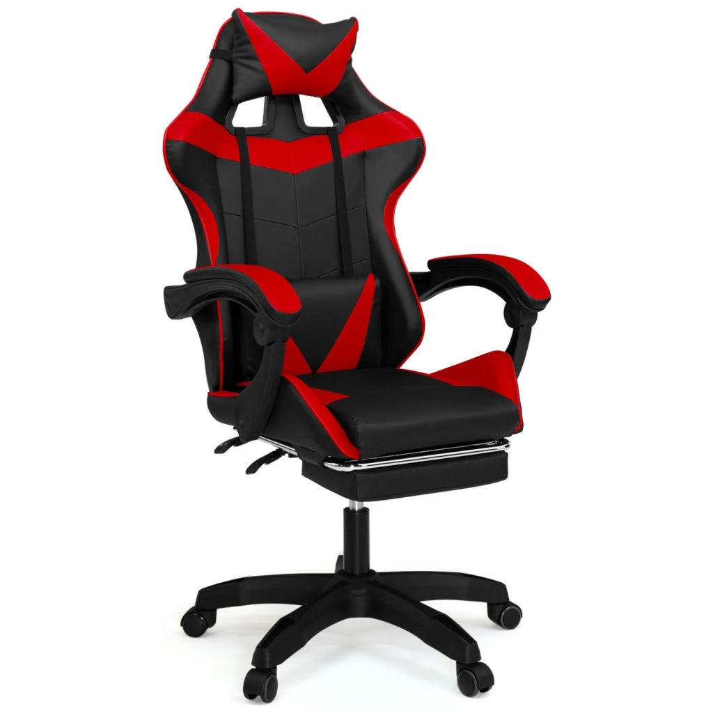 IDMarket - Sedia gaming, sedia ufficio nero e rosso ALEX