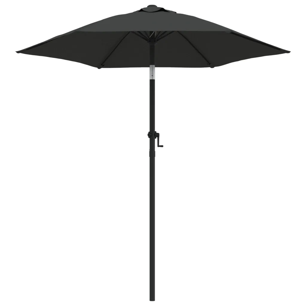 Ombrellone-Ombrello da giardino Antracite 200x224 cm in Alluminio
