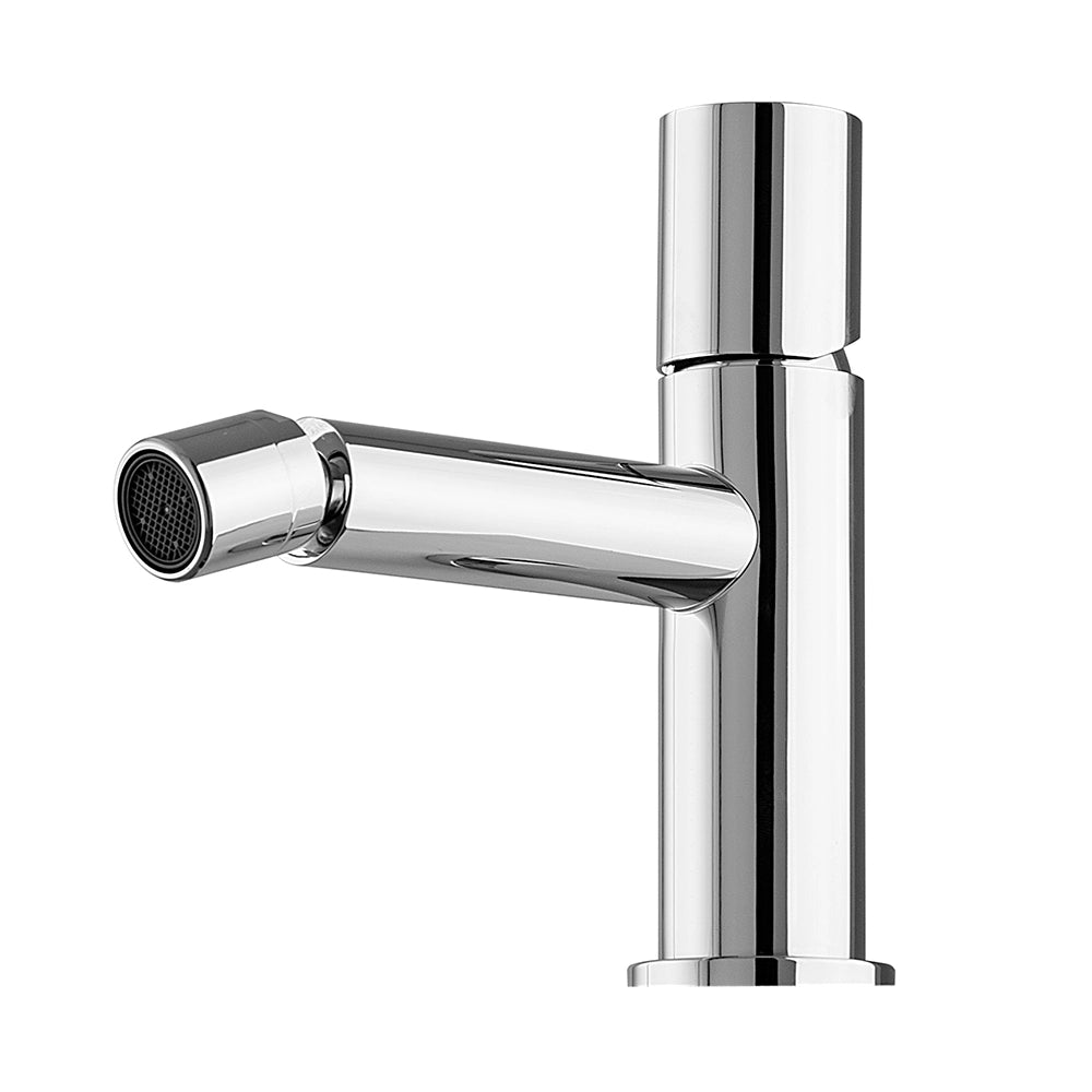 Set miscelatori lavabo a muro e bidet cromo senza leva Gemini